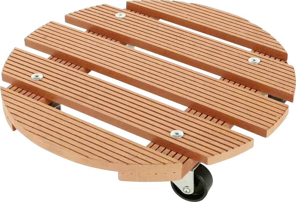 Візок Siena Garden J41404 з плоским покриттям з ДПК. Максимальне навантаження: 60 кг.