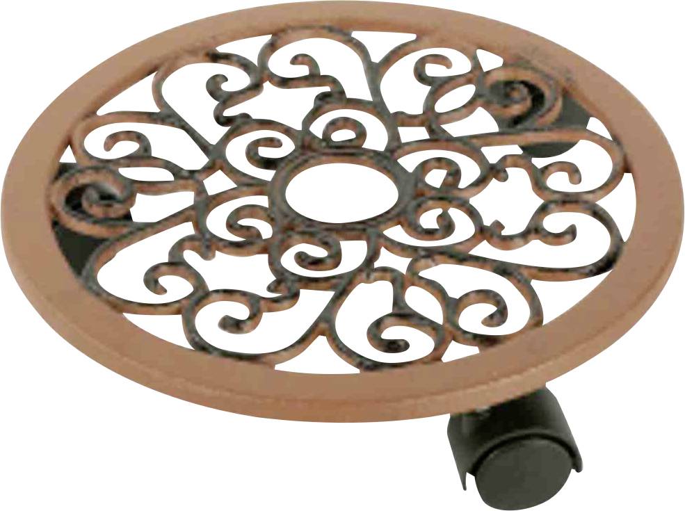 Візок Siena Garden J41409 з чавуну, плоский, максимальне навантаження: 60 кг