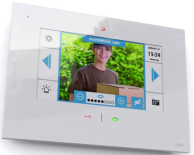 Відеодомофон m-e modern-electronics VDV-907 W WLAN, радіоприймач, білий