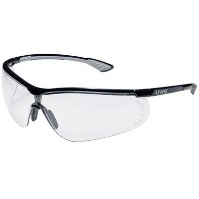 uvex sportstyle 9193080 Okulary ochronne z ochroną UV szary, czarny EN 166, EN 170 DIN 166, DIN 170
