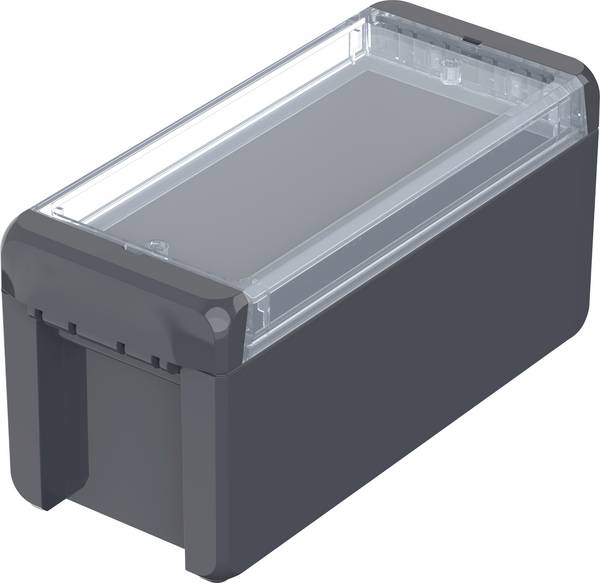 Bopla B 180809 PC-V0-G-7024 Bocube Gehäuse 96024134 Obudowa zewnętrzna 191 x 80 x 90  Poliwęglan V0  grafitowy szary (ral 7024) 1 szt.