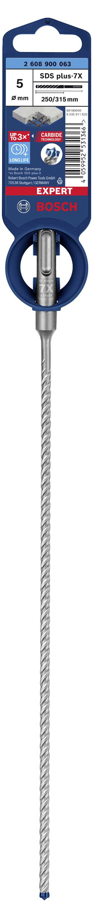 Свердло для перфоратора Bosch Accessories EXPERT SDS plus-7X 2608900063 5 мм 1 шт.