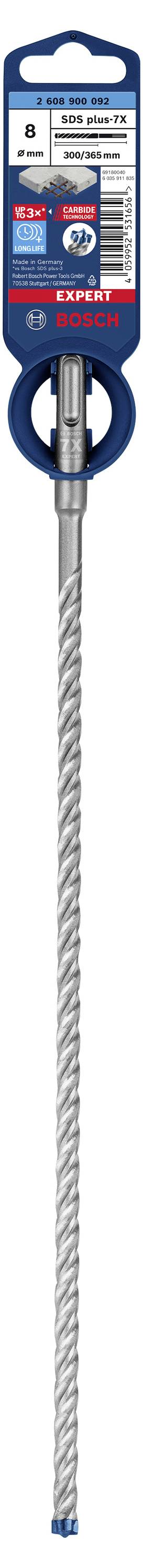 Аксесуари Bosch EXPERT SDS plus-7X Свердло для ударного свердла 2608900092 8 мм 1 шт.