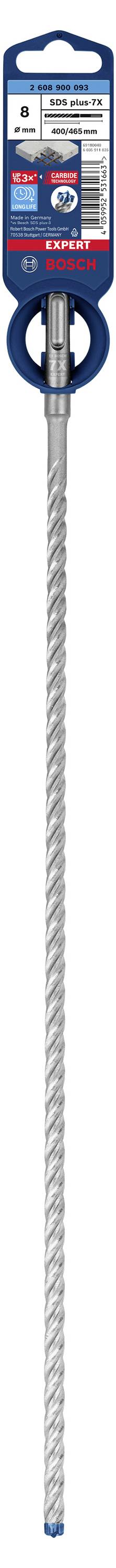 Аксесуари Bosch EXPERT SDS plus-7X Свердло для ударного свердла 2608900093 8 мм 1 шт.