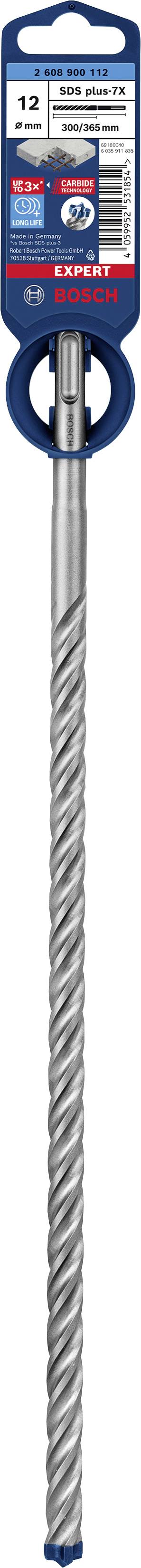 Аксесуари Bosch EXPERT SDS plus-7X Свердло для ударного свердла 2608900112 12 мм 1 шт.