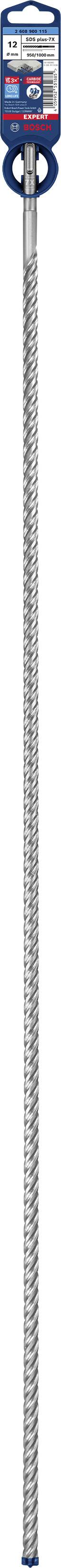 Аксесуари для перфоратора Bosch EXPERT SDS plus-7X 2608900115 12 мм 1 шт.