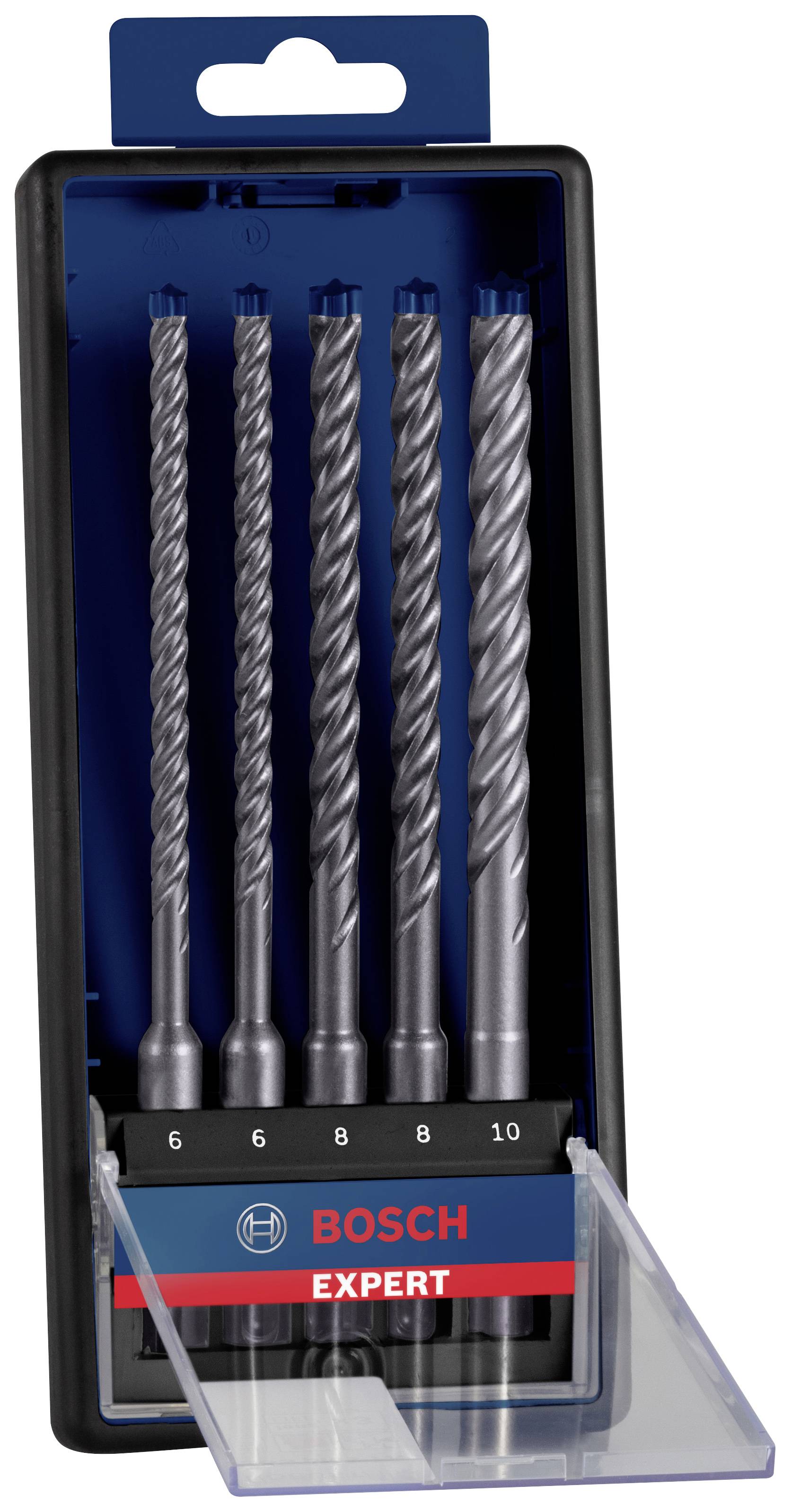 Аксесуари Bosch EXPERT SDS plus-7X 2608900198 Свердла для перфоратора, 5 шт. 6 мм, 8 мм, 10 мм SDS-Plus, 5 шт.