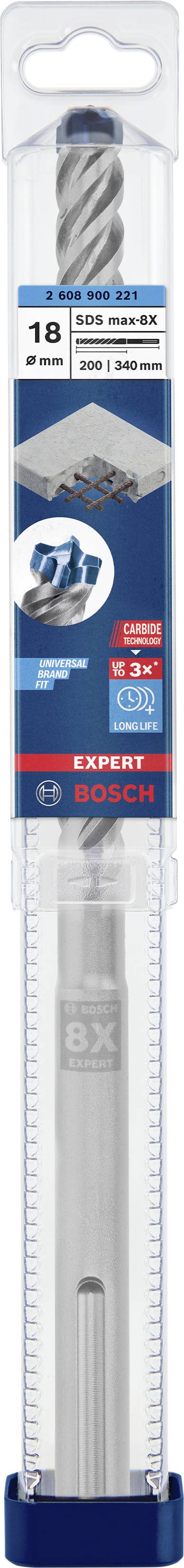Аксесуари Bosch EXPERT SDS max-8X Перфоратор 2608900221 18 мм 1 шт.