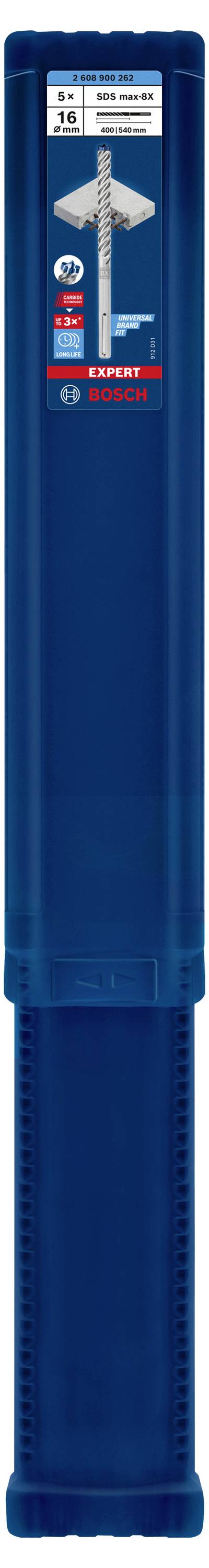 Аксесуари Bosch EXPERT SDS max-8X Перфоратор 2608900262 16.00 мм 5 шт.