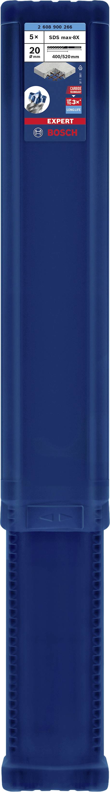 Аксесуари Bosch EXPERT SDS max-8X Ударне свердло 2608900266 20.00 мм 5 шт.