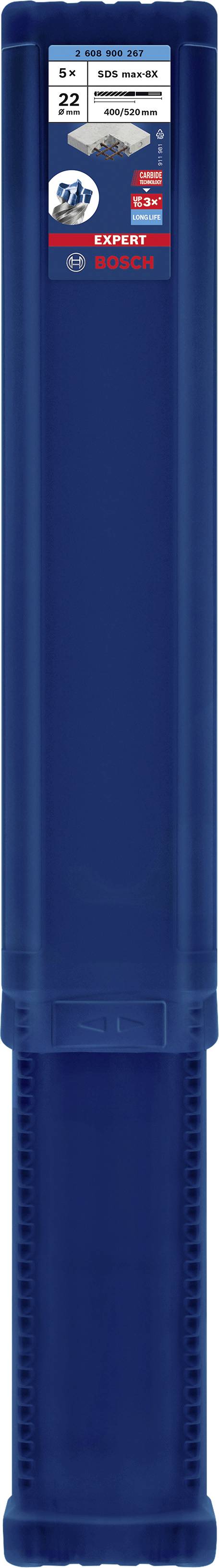 Аксесуари Bosch EXPERT SDS max-8X Ударне свердло 2608900267 22.00 мм 5 шт.