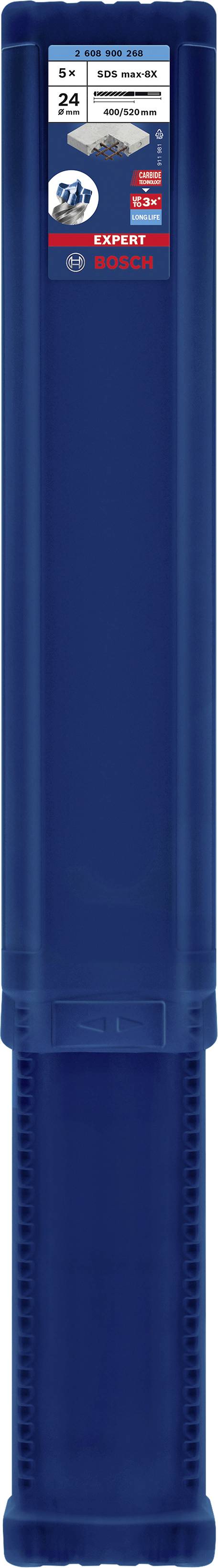 Аксесуари Bosch EXPERT SDS max-8X Ударне свердло 2608900268 24.00 мм 5 шт.