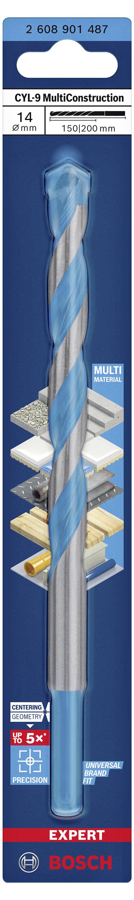Wiertło Bosch do MultiConstruction, odpowiednie do drewna, kamienia, metalu i płytek. Dostępne w średnicy 8 mm.