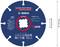 Niebieska tarcza piły tarczowej Bosch, 'Carbide Multi Wheel', średnica 125 mm, z systemem X-LOCK, do cięcia wielu materiałów.