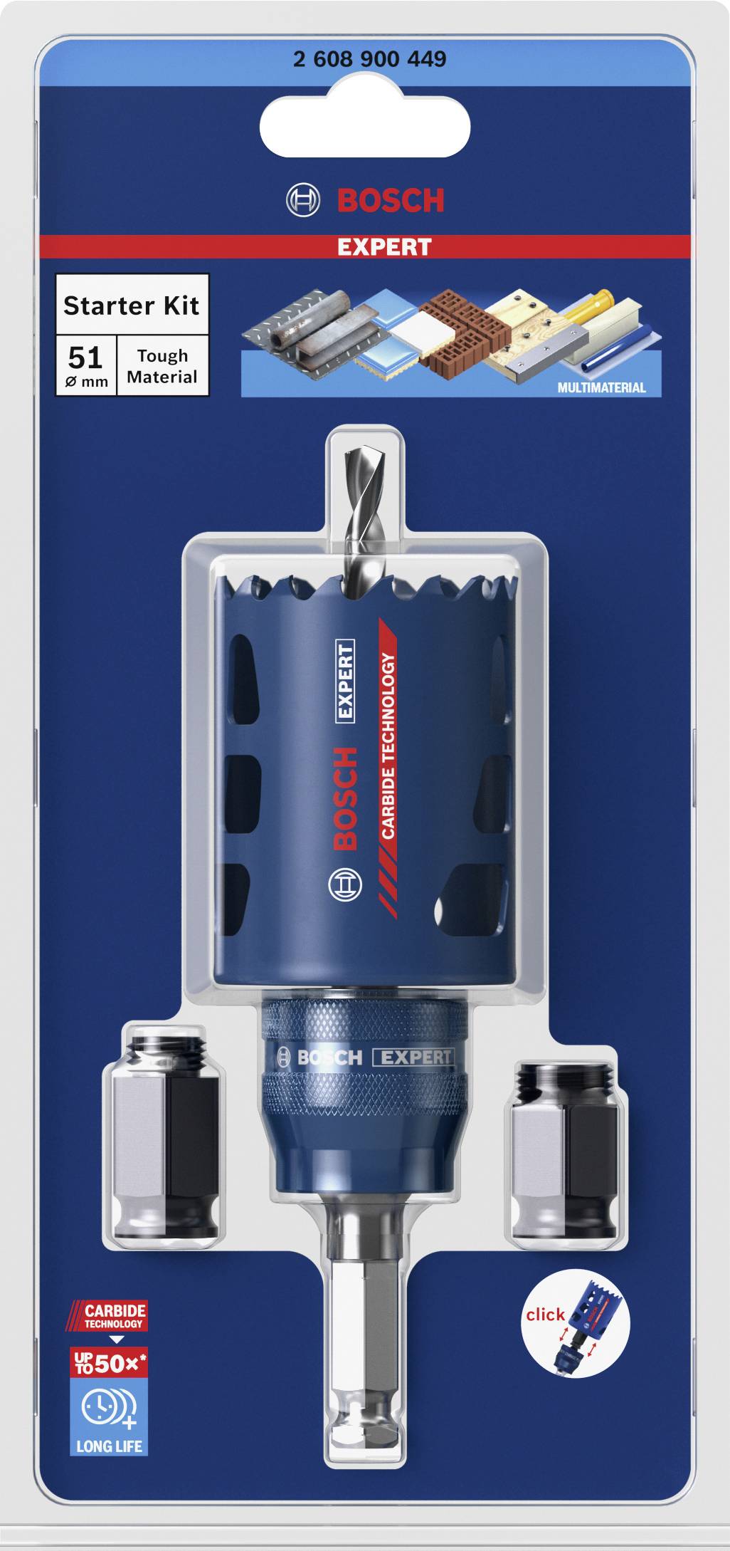 Набір коронок Bosch Accessories EXPERT Tough 2608900449, 5 предм.