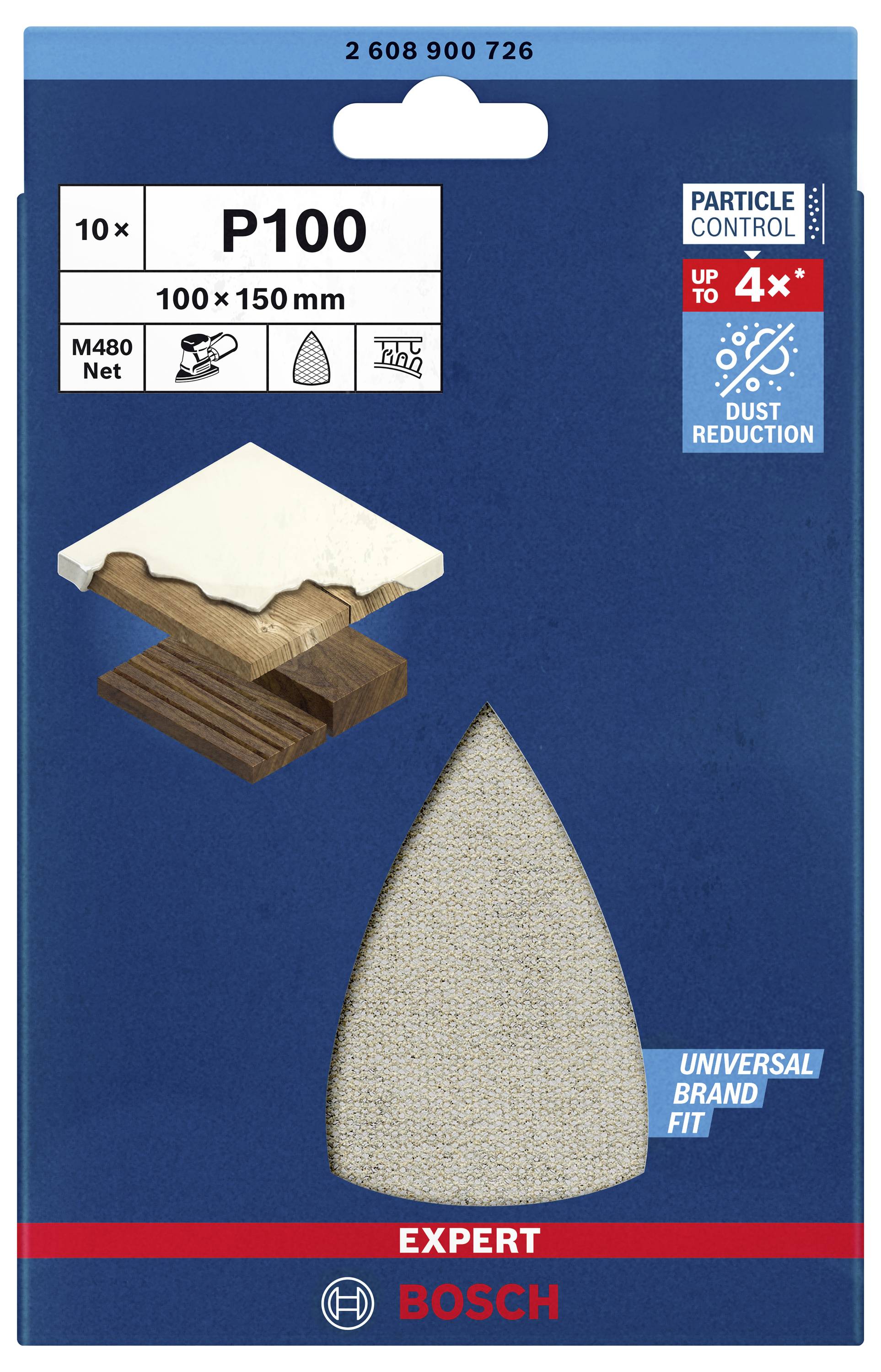 Сітка для багатофункціональної шліфувальної машини Bosch EXPERT M480 2608900726 150 мм 10 шт.