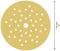 Okrągły papier ścierny z wzorem otworów do odpylania, średnica 125 mm.