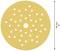 Okrągły papier ścierny o średnicy 125 mm, z wzorem otworów do odpylania.
