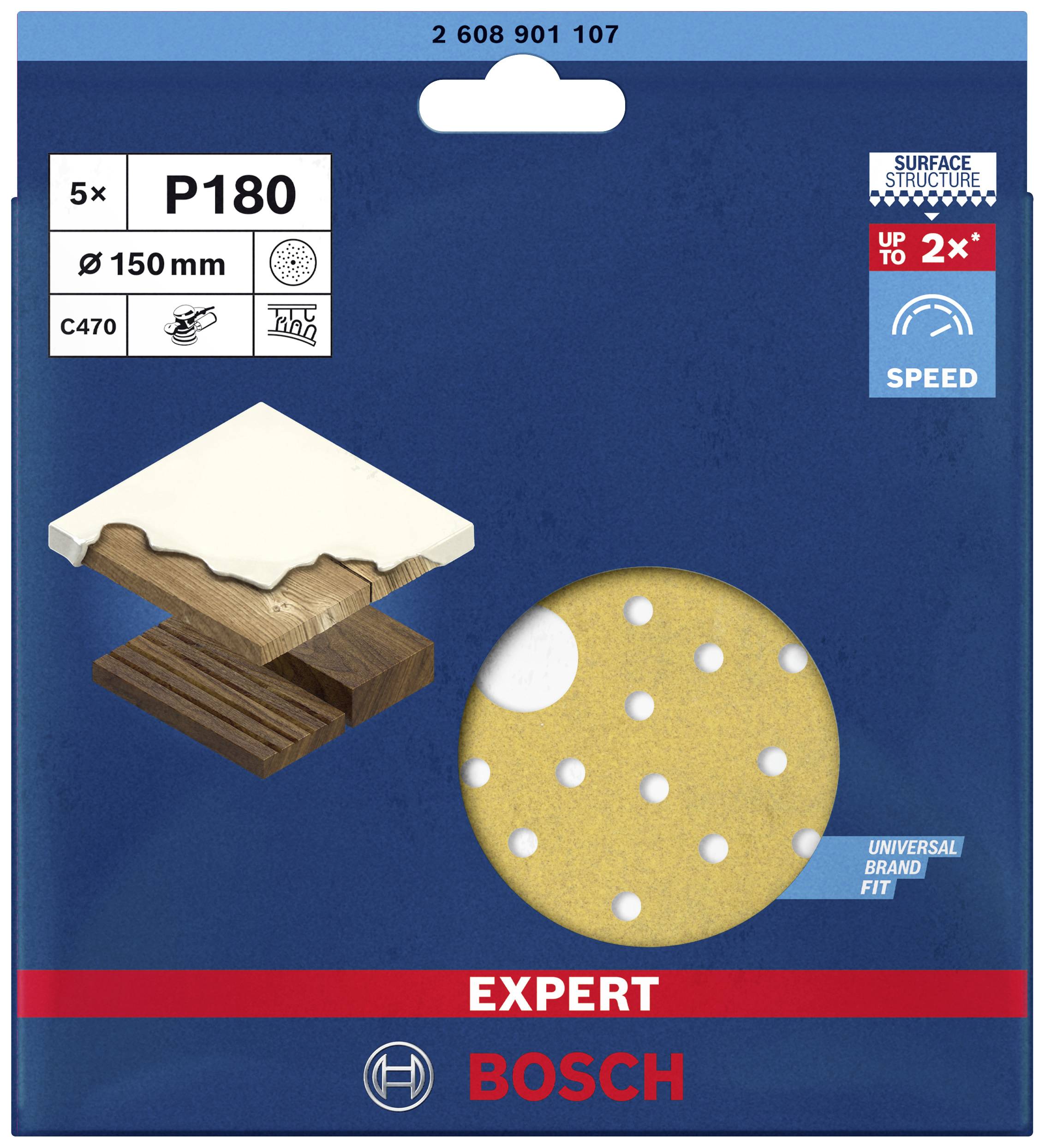 Ексцентриковий наждачний папір Bosch Accessories EXPERT C470 2608901107 5 шт.