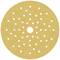 Krążek ścierny o kształcie koła z równomiernie rozmieszczonymi otworami i większym otworem centralnym do wentylacji. Idealny do urządzeń szlifierskich.