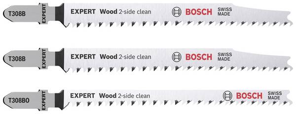 Brzeszczot do wyrzynarki Bosch Accessories Hardwood 2-side clean 2608900559 3 szt.