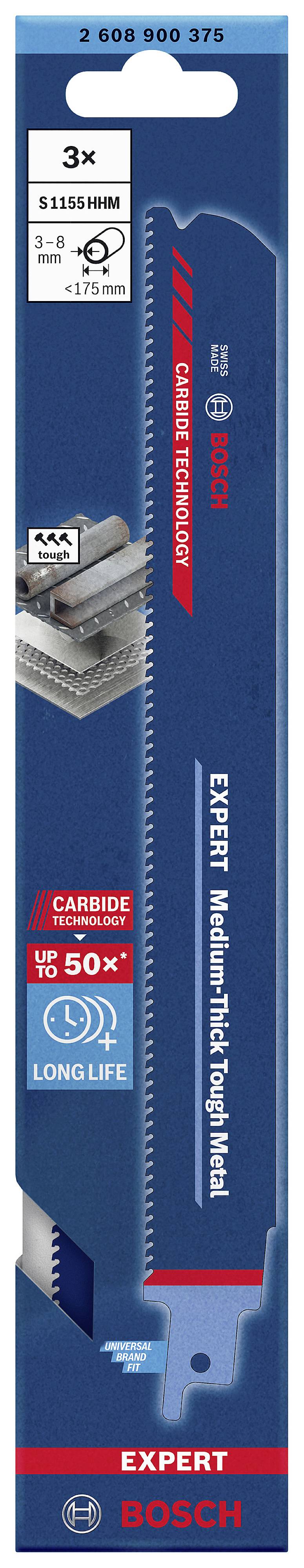 Пильне полотно для ножівки Bosch Accessories 2608900375 3 шт.