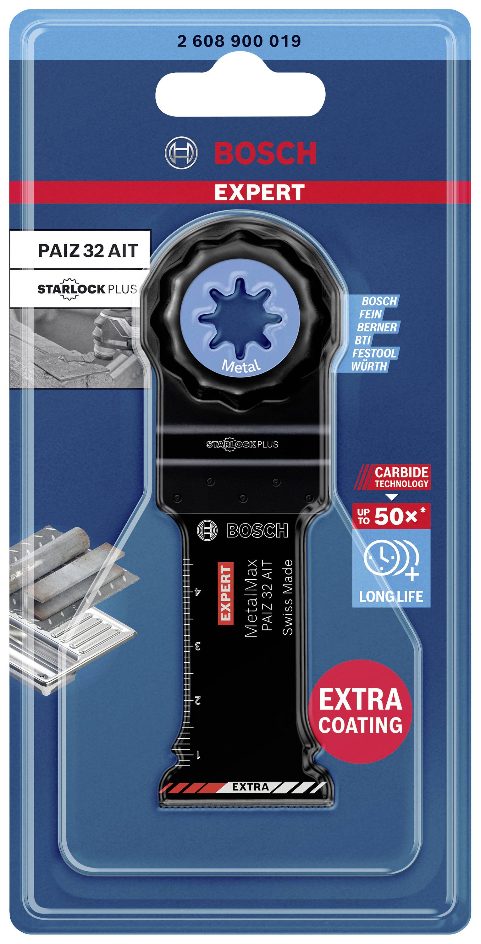 Лезвие для многофункционального инструмента Bosch Accessories EXPERT MetalMax PAIZ 32 AIT 2608900019 1 шт.