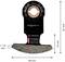 Wielofunkcyjne ostrze piły firmy Bosch, model Starlock Max, odpowiednie do fug i materiałów ściernych. Wymiary: 68 mm szerokości, 87 mm wysokości.