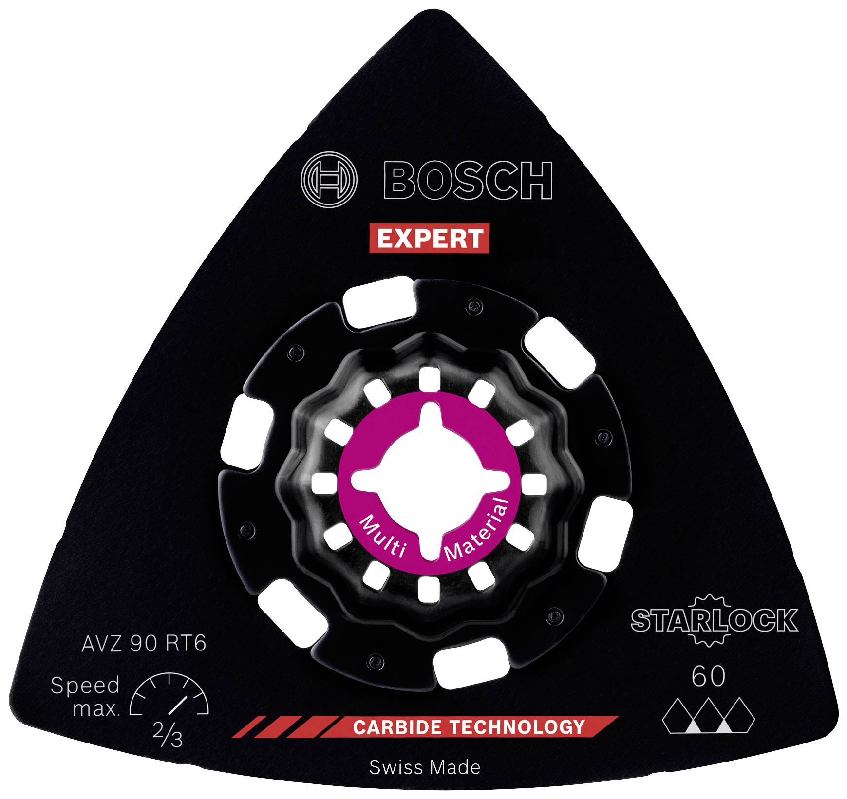 Шліфувальна пластина Bosch Accessories EXPERT Шліфувальна пластина AVZ 90 RT6 2608900049 1 шт.