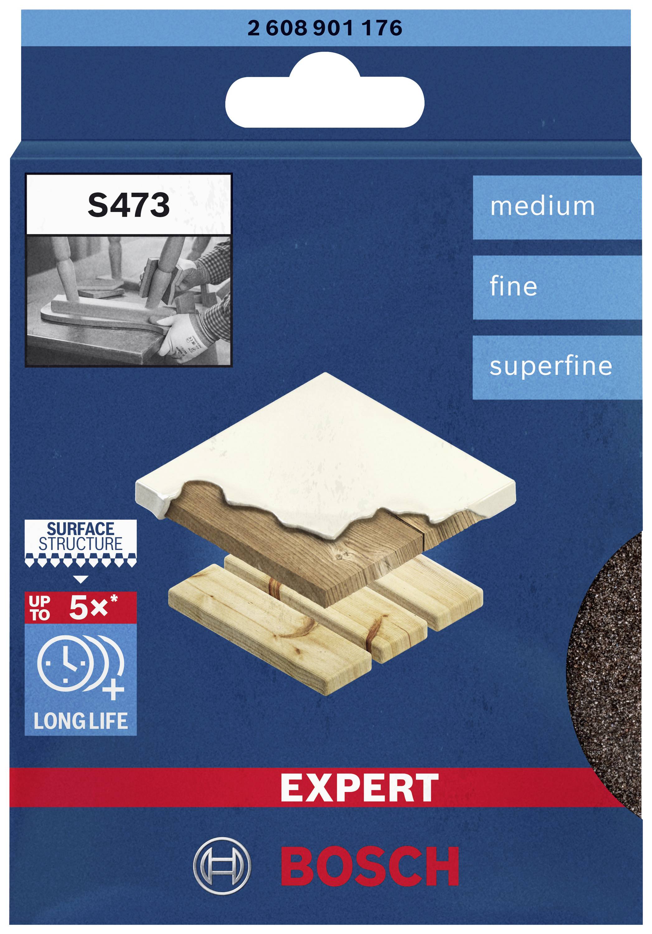 Шліфувальний блок Bosch Accessories EXPERT S473 2608901176 120 мм 3 шт.