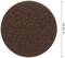 Brązowa, okrągła podkładka szlifierska o średnicy 150 mm.
