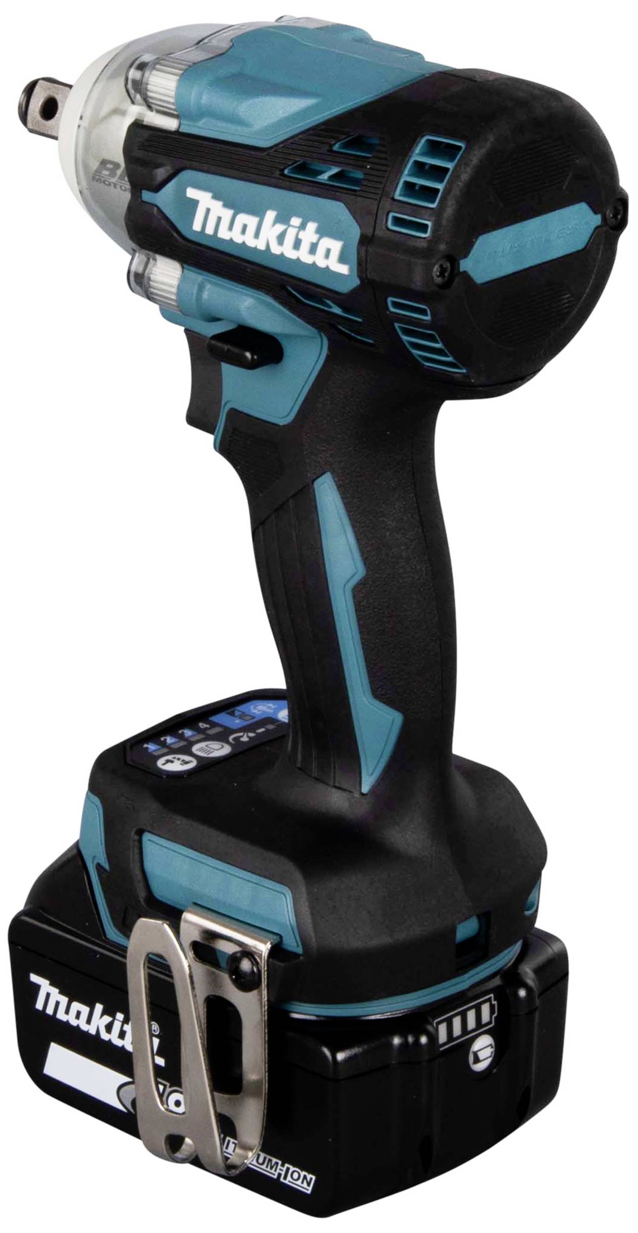 Акумуляторний ударний гайковерт Makita DTW300RTJ 330 Нм 18 В Кількість акумуляторів у комплекті 2 5 Аг вкл. 2 акумулятори, вкл. за