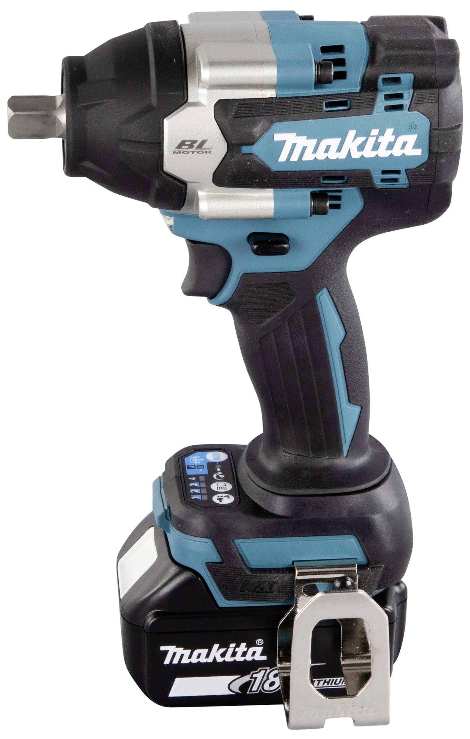 Акумуляторний ударний гайковерт Makita DTW701RTJ 700 Нм 18 В Кількість акумуляторів у комплекті 2 5 Аг вкл. 2 акумулятори, вкл. за