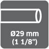 'Ø29 mm (1 1/8