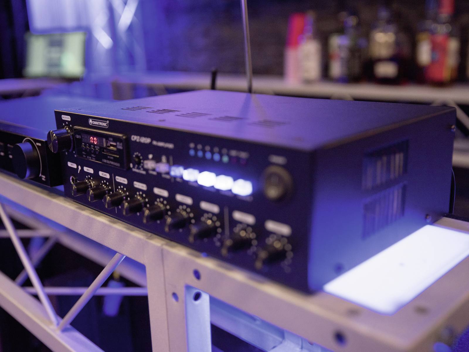 Omnitronic CPZ-120P ELA Підсилювач ELA 120 Вт 4 канали 4 зони