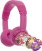 onanoff BuddyPhones® Słuchawki nauszne Bluetooth, przewód różowy ograniczenie głośności, składane, zestaw słuchawkowy Dzieci
