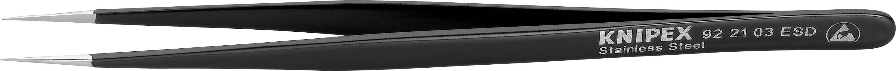 Knipex 92 21 03 Пінцет ESD 1 шт. Наконечник екстра тонкий 140 мм