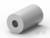 Szary, cylindryczny rdzeń rolkowy z otworem pośrodku, na białym tle.