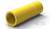 Żółta, cylindryczna rura z tworzywa sztucznego o jednolitej średnicy, ułożona poziomo. Wydaje się być stabilna i gładka.