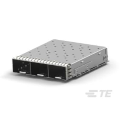 Mały, prostokątny elektroniczny przyrząd z metalową obudową i kilkoma otworami przyłączeniowymi z jednej strony.