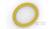 Żółty pierścień na białym tle.