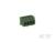 Zielony, prostokątny złącz z czterema stykami, odpowiedni do zastosowań w obwodach elektronicznych lub połączeniach urządzeń.