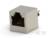 Adapter RJ45 z wejściem sieciowym, o prostokątnym kształcie, ukazujący styki kontaktowe we wnętrzu. Stosowany głównie w sieciach komputerowych.