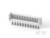 Biały, prostokątny wtyk z wieloma pionowymi stykami ułożonymi obok siebie. Przeznaczony do połączeń elektronicznych.