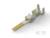 Metalowy wtyk kontaktowy z pozłacanym końcem, przeznaczony do połączeń elektrycznych.