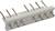 Biały plastikowy złącze z ośmioma metalowymi stykami ułożonymi w dwóch równoległych rzędach, powszechnie stosowany w sprzęcie elektronicznym do podłączania płytek drukowanych.