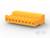 Żółty, prostokątny element techniczny z kilkoma małymi prostokątnymi wycięciami.