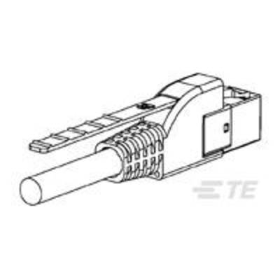 Szczegółowy diagram kabla sieciowego, przedstawiający wtyczkę Ethernet wraz z przewodem, mający na celu wyjaśnienie połączeń sieciowych.