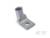 Srebrny element metalowy o kształcie litery L z otworem montażowym. Jest używany do połączeń mechanicznych.
