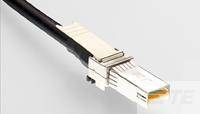 Przewód sieciowy Ethernet z metalowymi wtyczkami, używany do łączenia systemów komputerowych.